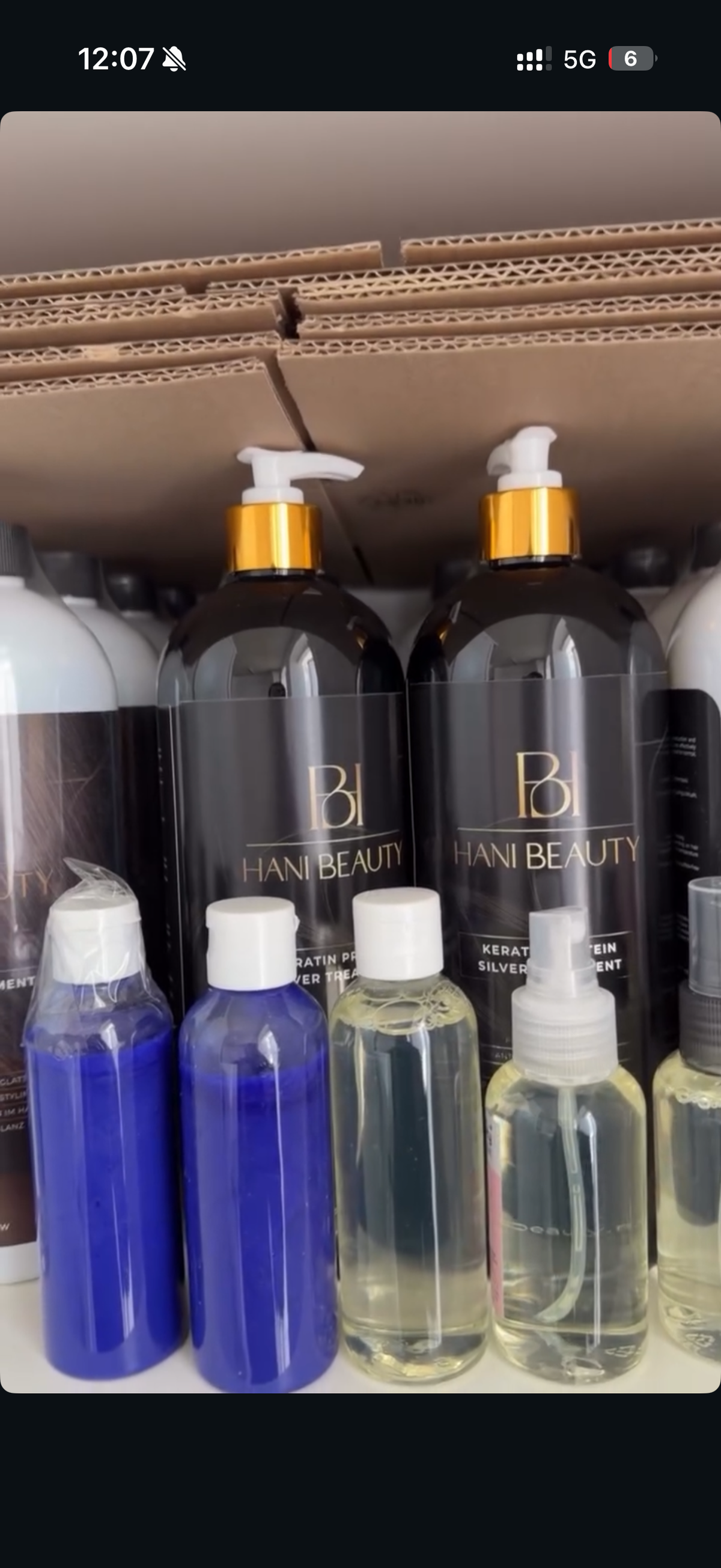 HANI BEAUTY – Keratin Protein Silver Treatment